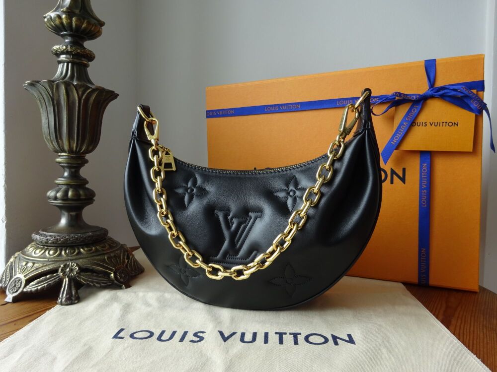 Louis Vuitton Over the Moon Chain Shoulder Bag in Monogram Bubblegram Noir