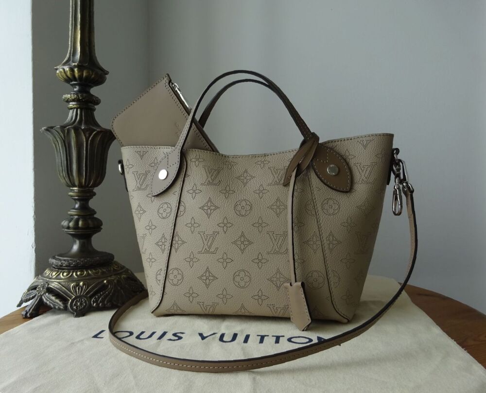 Louis Vuitton Hina PM in Galet Grey Mahina with Zip Pouch - SOLD