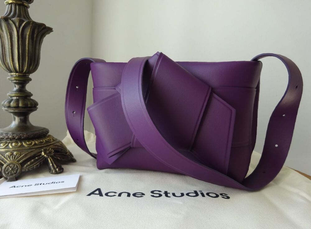 Acne Studios Musubi Shoulder Bag in Violet Purple - New