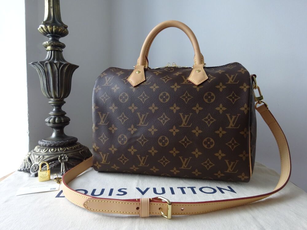Louis Vuitton Speedy Bandouliere 30 in Monogram Canvas and Vachette - SOLD