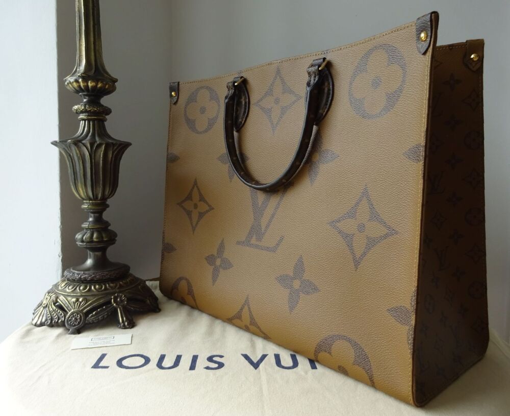 Louis Vuitton Reverse Monogram Canvas Giant Onthego GM Bag Louis Vuitton