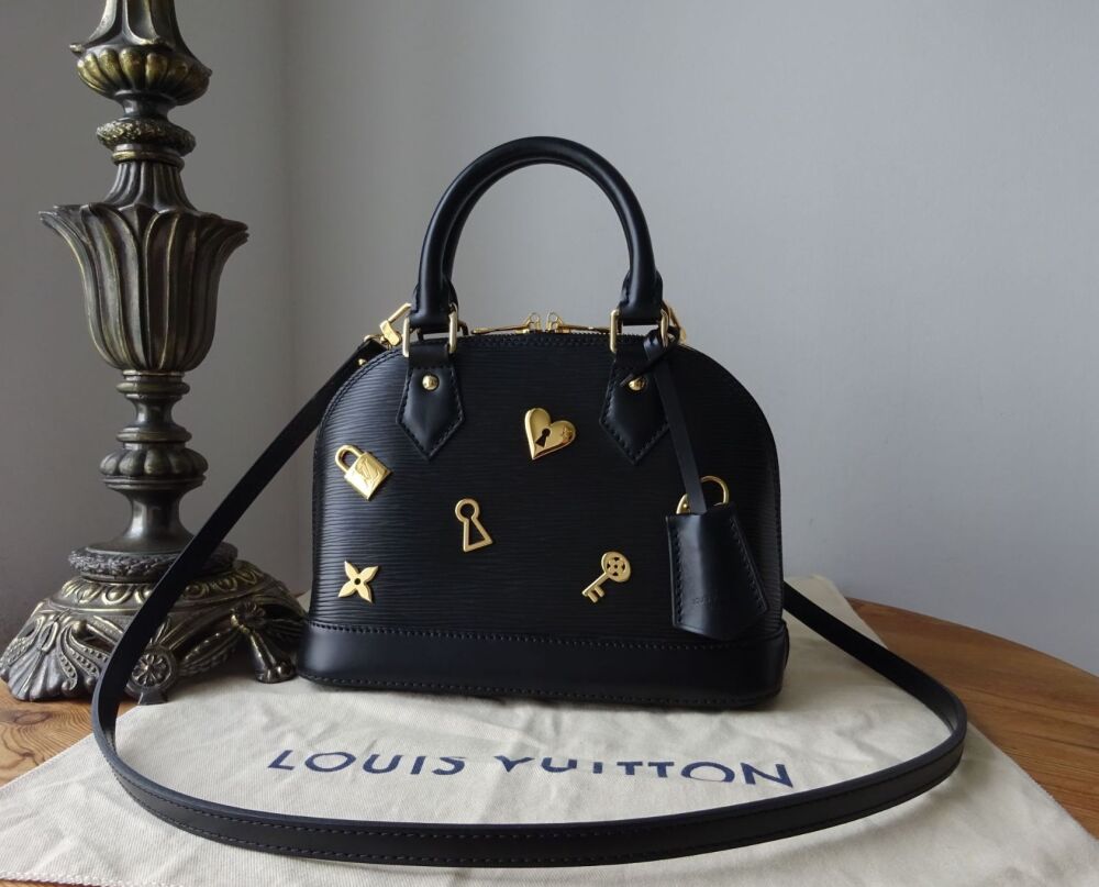 Louis Vuitton Limited Edition Love Locks Alma BB in Epi Noir - SOLD