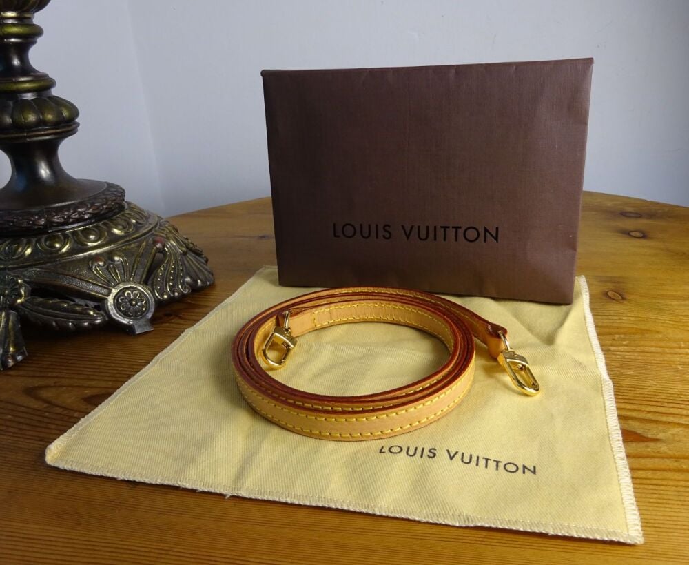 Louis Vuitton Long Shoulder Strap VVN in Natural Calfskin Vachette - SOLD