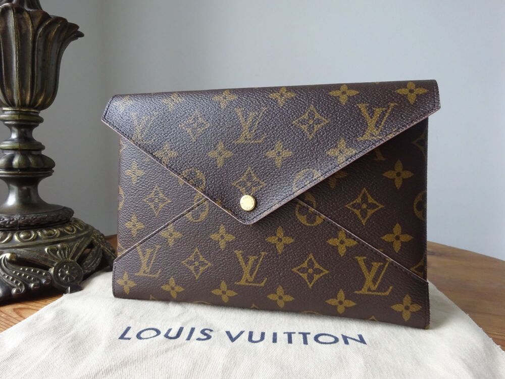 Louis Vuitton Single Large Size Pochette Kiriami Pouch in Monogram Canvas &