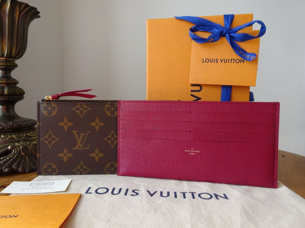 Louis Vuitton Two Insert Pouches in Monogram Fuchsia - New