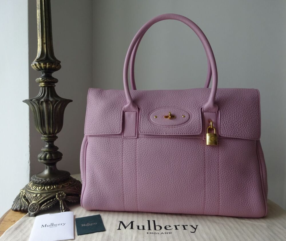 Mulberry Shadow Bayswater in Lilac Blossom Heavy Grain Leather with Felt Liner - SOLD