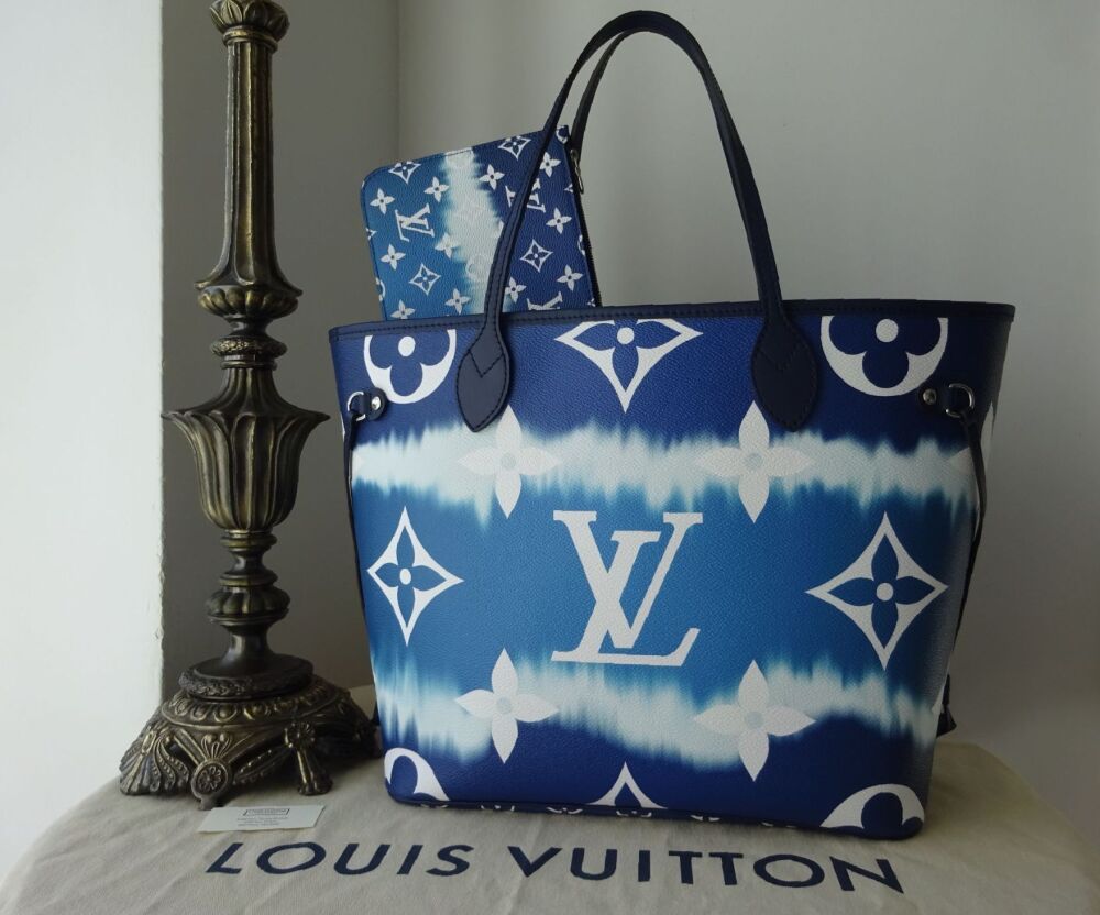 Louis Vuitton Limited Edition Neverfull MM in Escale Blue