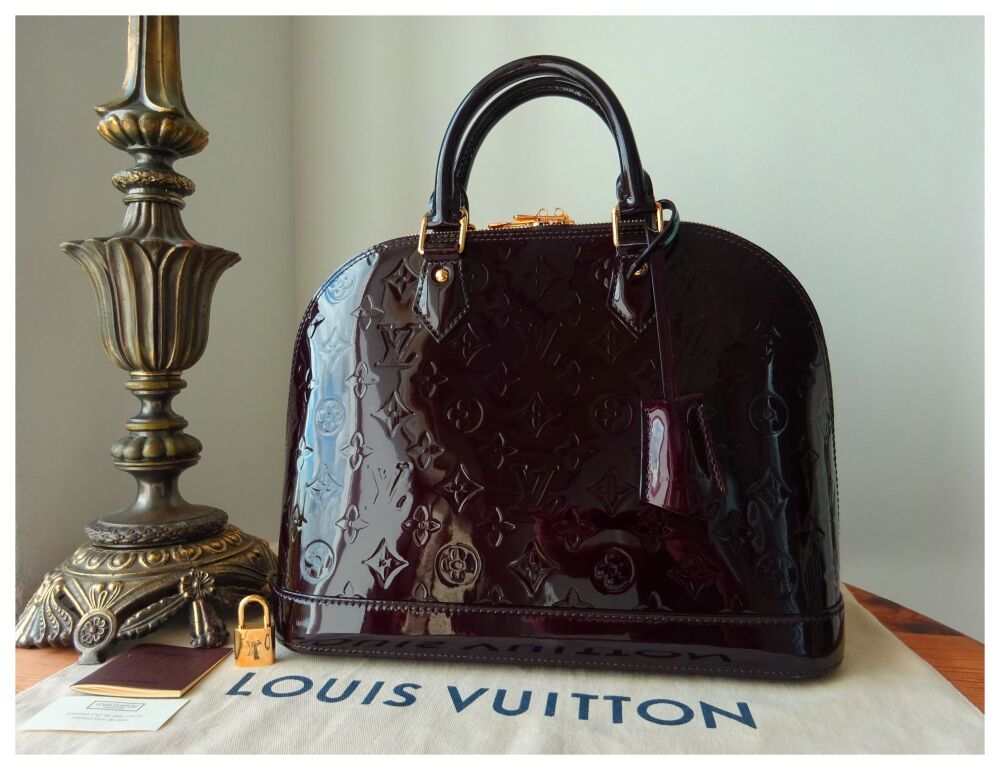 Louis Vuitton Alma PM in Amarante Monogram Vernis