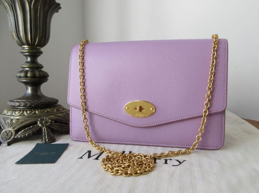 Mulberry Medium Darley in Lilac Cross Grain Leather - SOLD