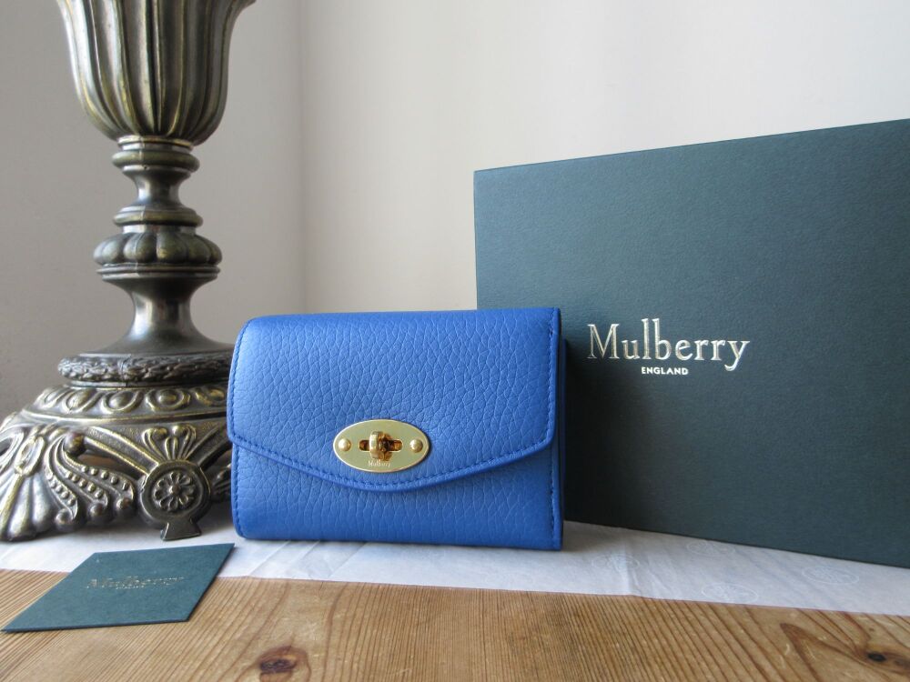 Mulberry Darley Folded Multi Card Compact Wallet in Porcelain Blue