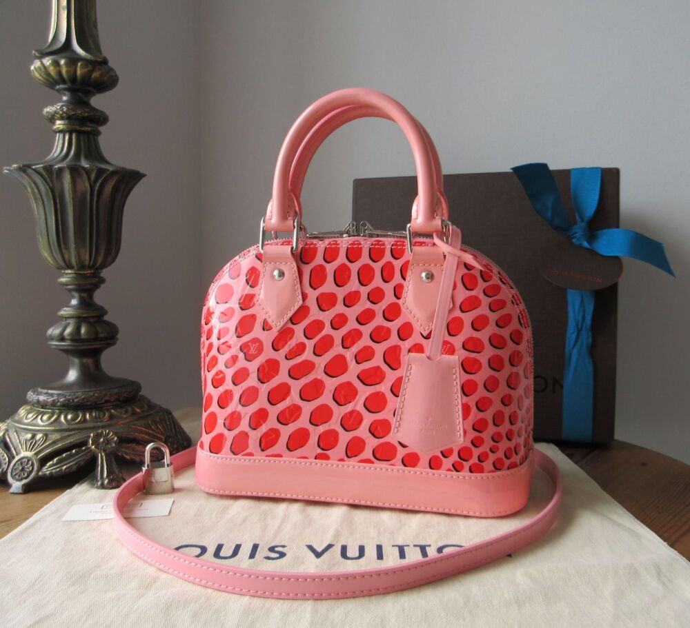 Louis Vuitton Limited Edition Alma BB Jungle Palm Dots in Sugar Pink & Popp