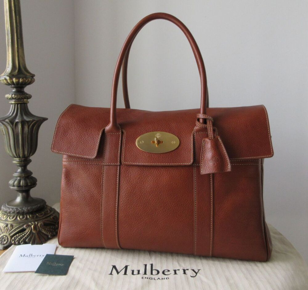 Mulberry Classic Heritage Bayswater in Oak Legacy Leather