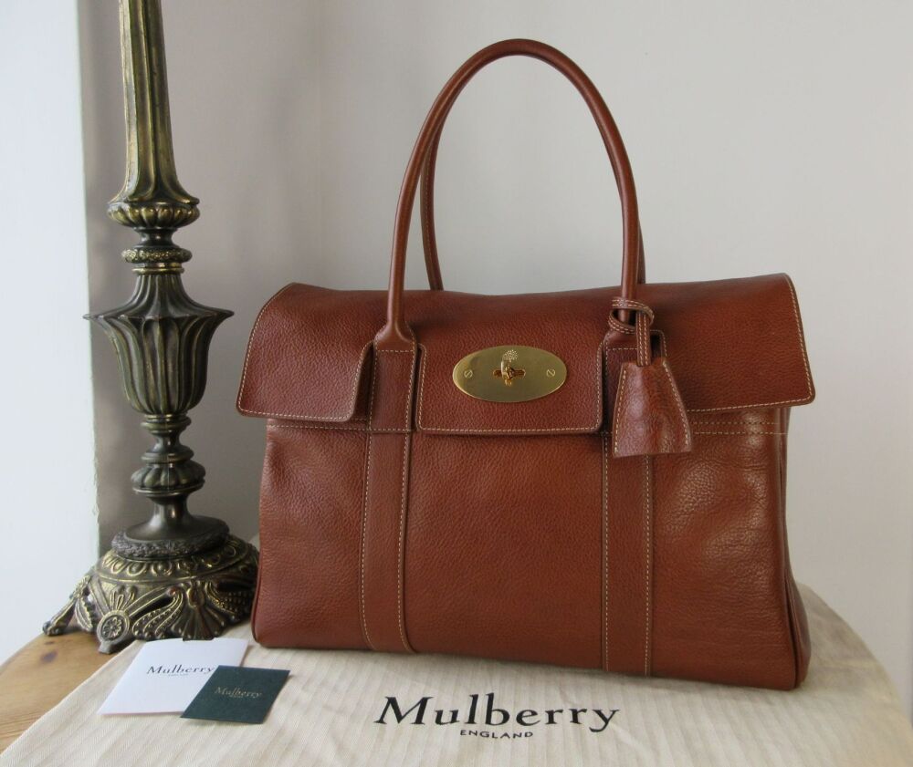 Mulberry Classic Heritage Bayswater in Oak Legacy Leather