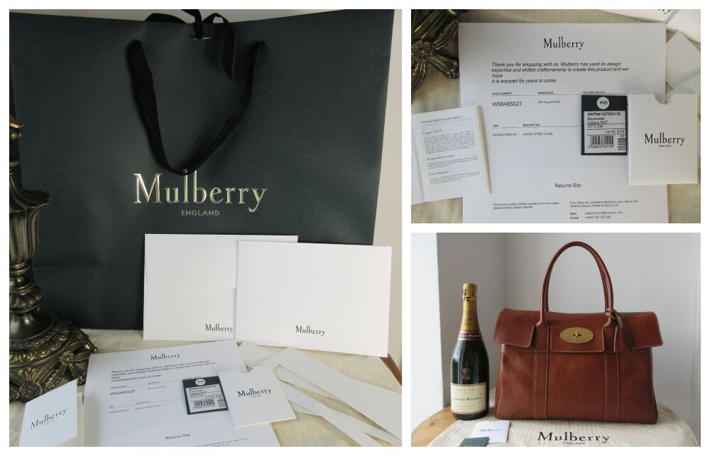 Mulberry Classic Heritage Bayswater in Oak Legacy Leather