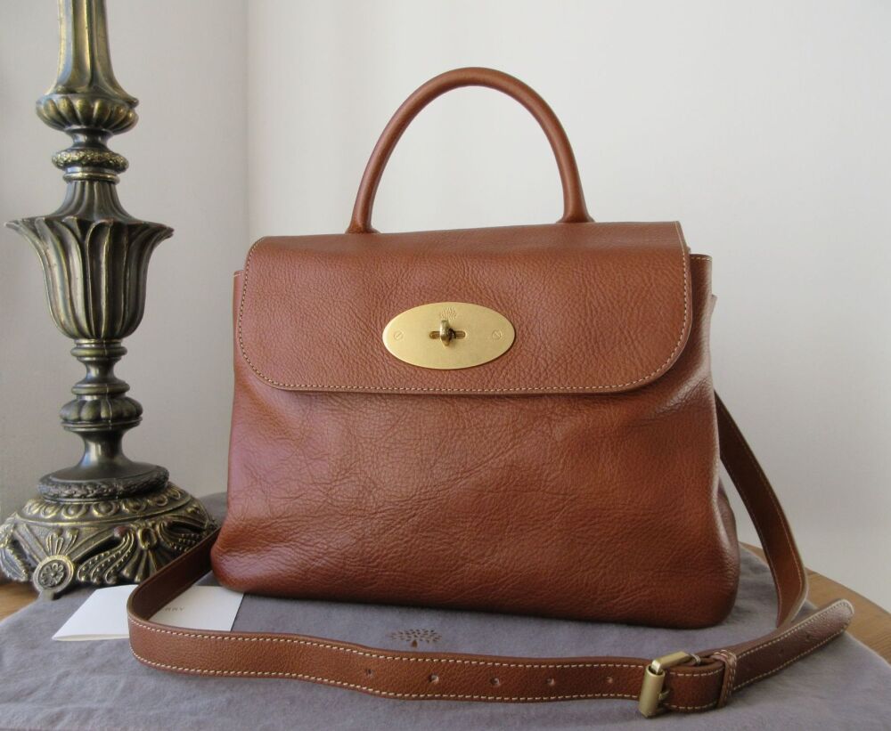 Mulberry Dorothy Satchel in Oak Natural Vegetable Tanned Leather