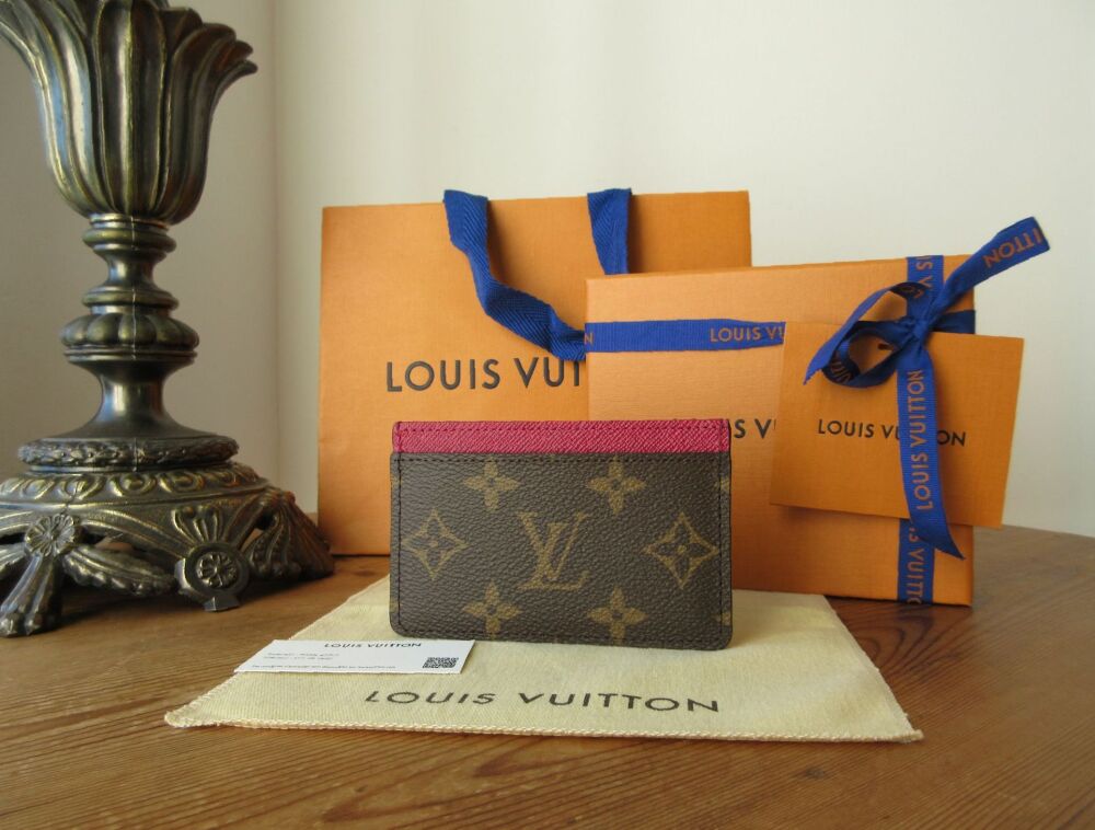 Louis Vuitton Card Slip Holder in Monogram Fuchsia