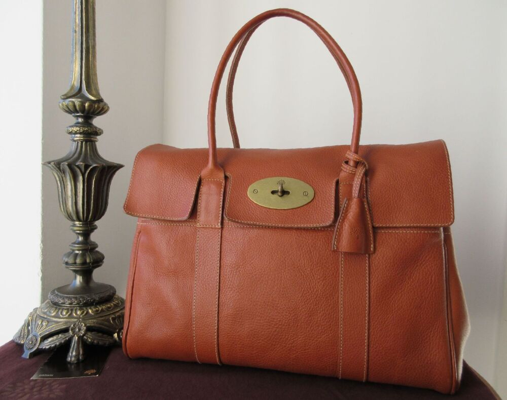 Mulberry Classic Heritage Bayswater in Oak Darwin Leather