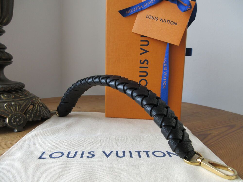 Louis Vuitton Plait Top Handle in Black Calfskin