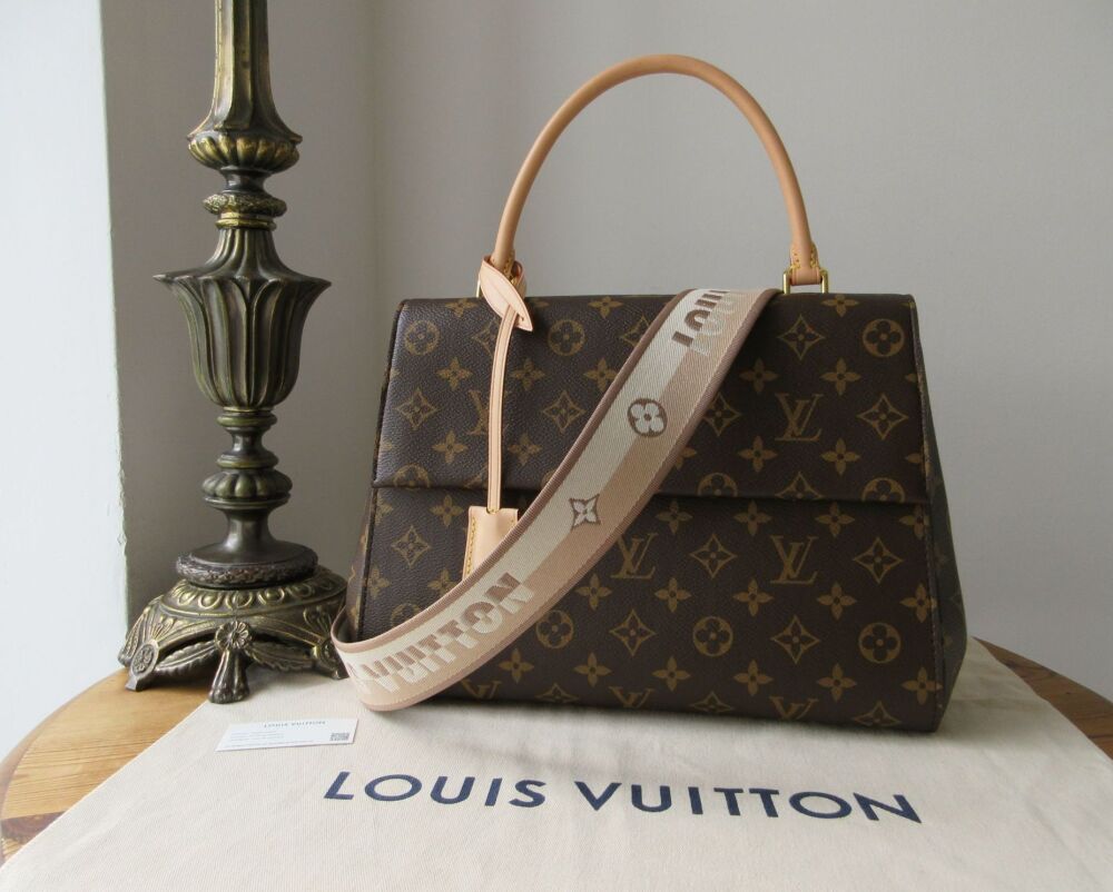 Louis Vuitton Cluny MM in Monogram Beige 1