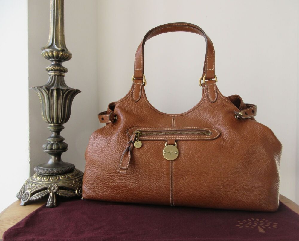 Mulberry Somerset Shoulder Tote in Oak Pebbled Leather