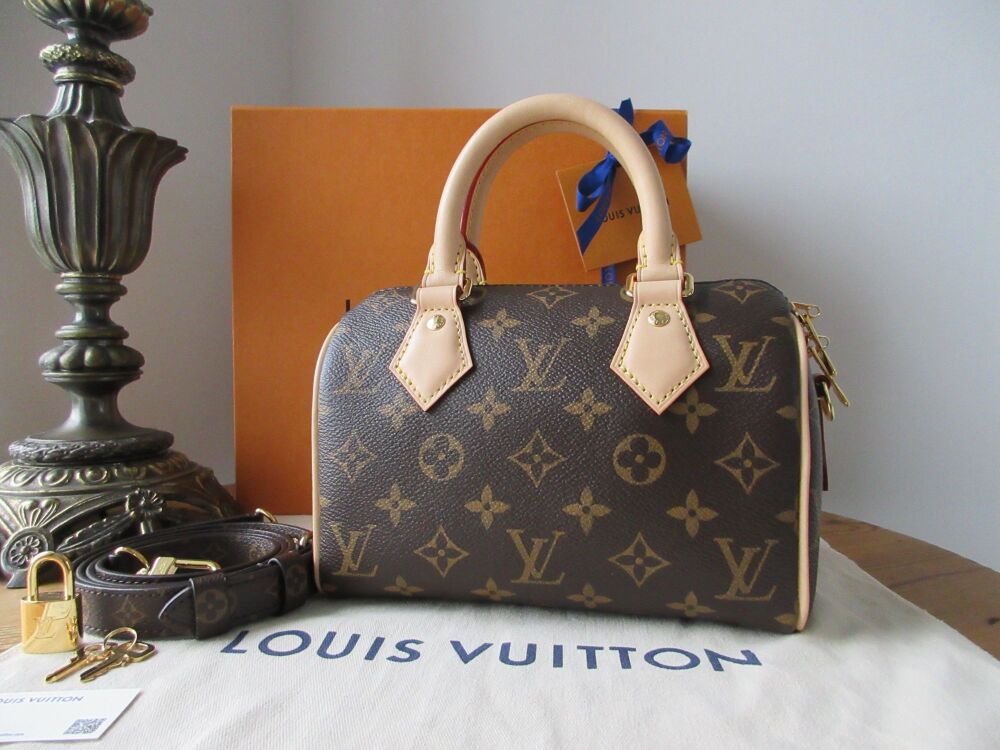 Louis Vuitton Speedy Bandoulière 20 in Monogram Vachette with Monogram Stra