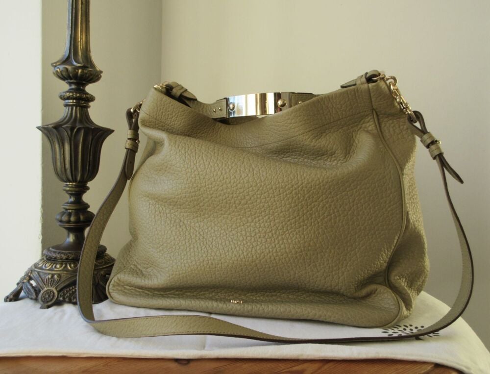 Mulberry Evelina Large Hobo in Summer Khaki Soft Large Grain Leather