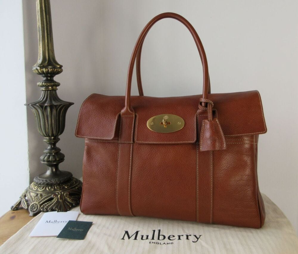 Mulberry Classic Heritage Bayswater in Oak Legacy Leather