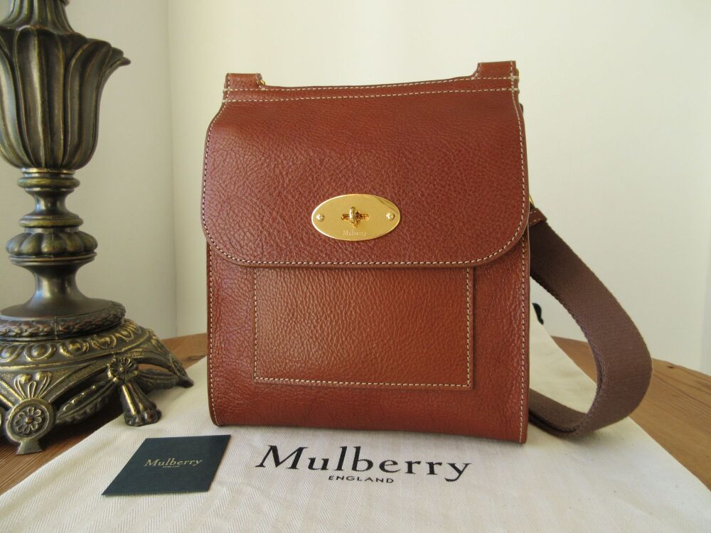 Mulberry Small Antony in Legacy Oak NVT Leather