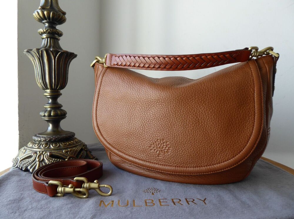 Mulberry Effie Satchel in Oak Spongy Pebbled Leather