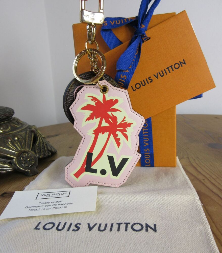 Louis Vuitton World Tour Palm Tree Bag Charm Key Holder