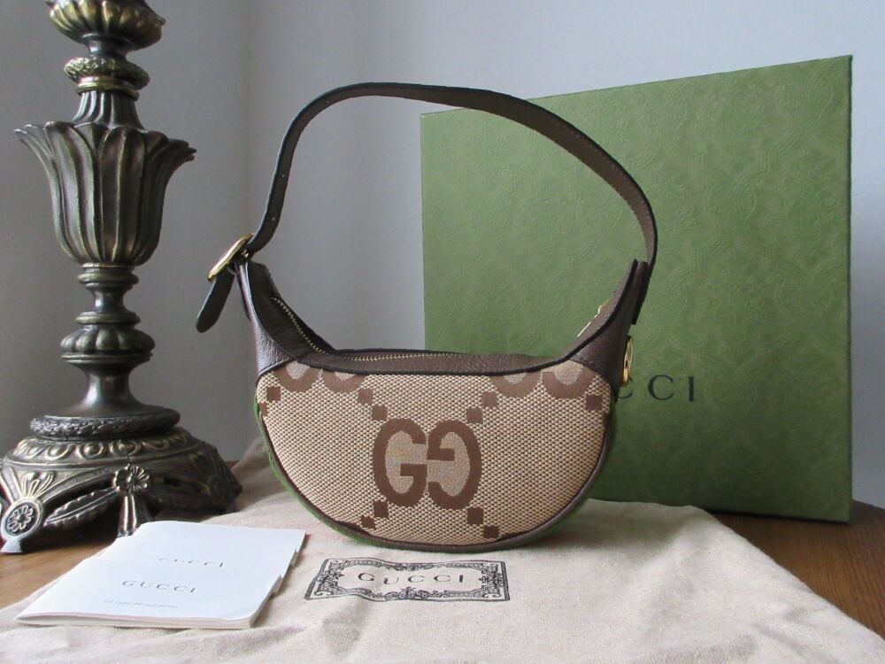 Gucci Mini Ophidia in Jumbo GG Canvas - As New*