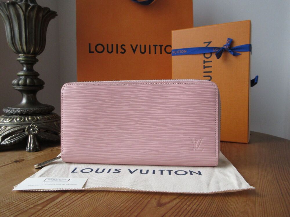 Louis Vuitton Zippy Continental Wallet in Rose Ballerine Epi Leather