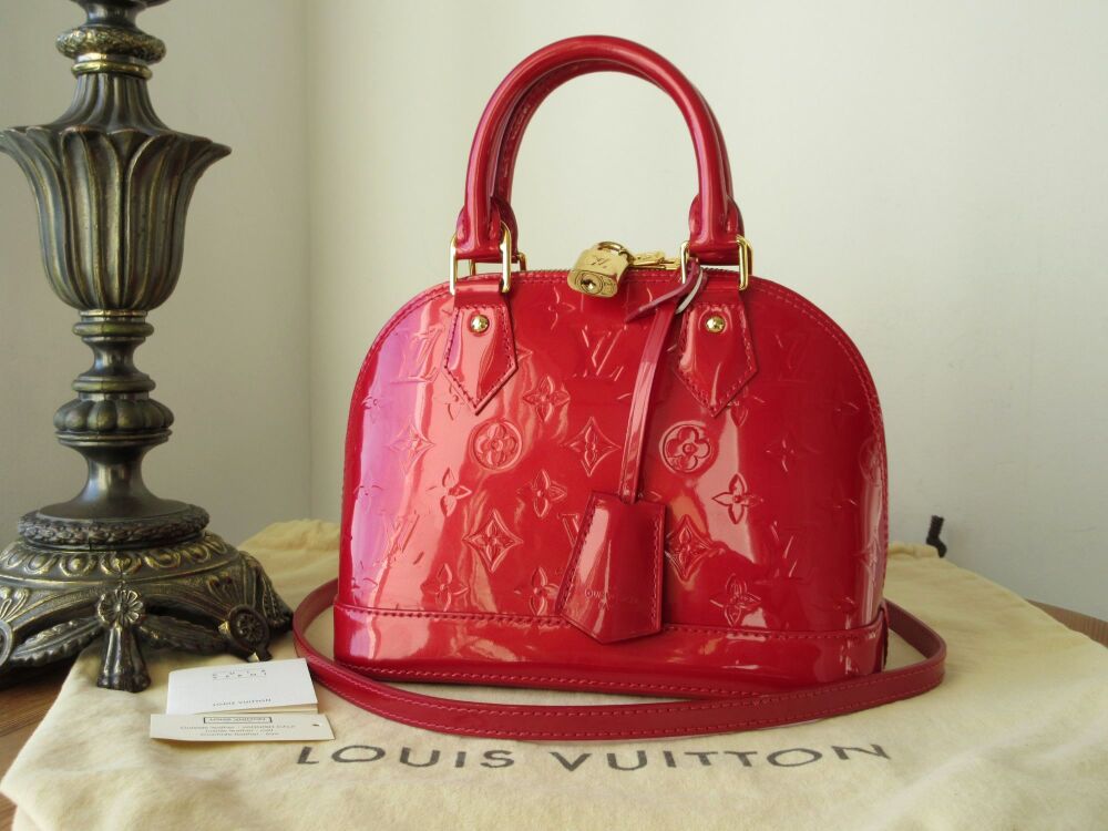 Louis Vuitton Alma BB in Pomme D'amour Vernis