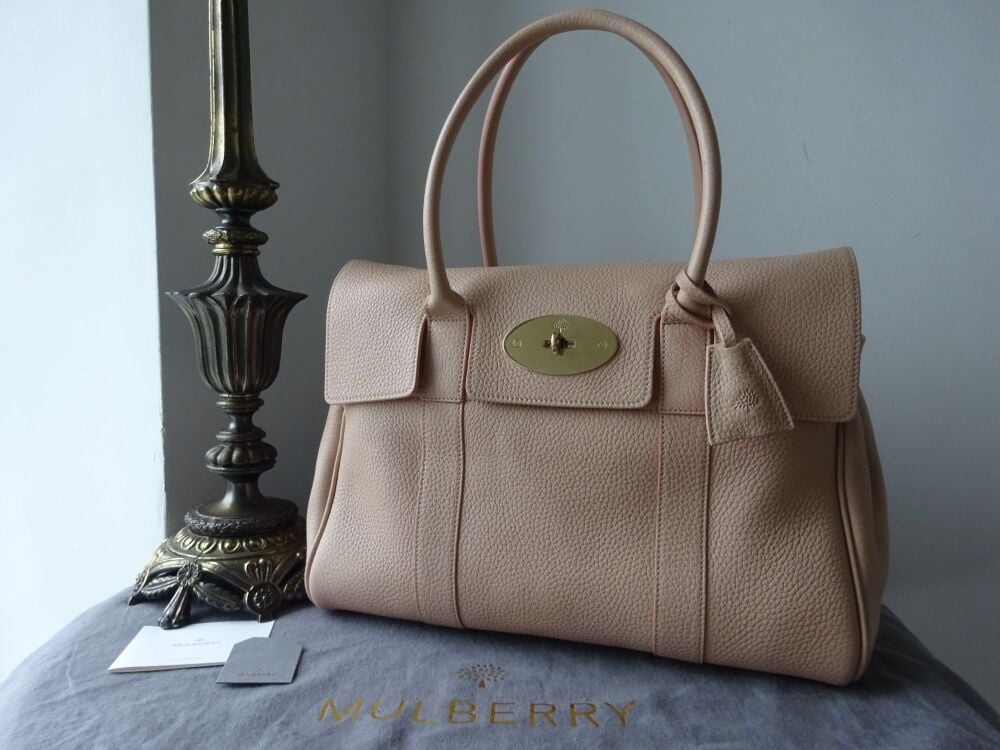 Mulberry Classic Heritage Bayswater in Ballet Pink Soft Grain Leather