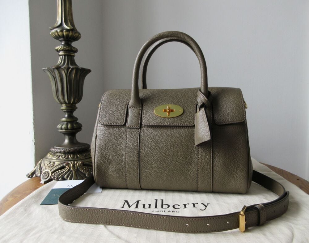 Mulberry Classic Small Bayswater Satchel in Clay Small Classic Grain