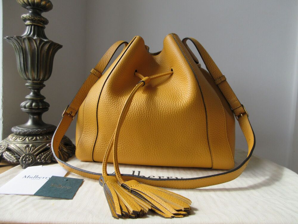 Mulberry Small Millie Tote in Amber Heavy Grain - SOLD