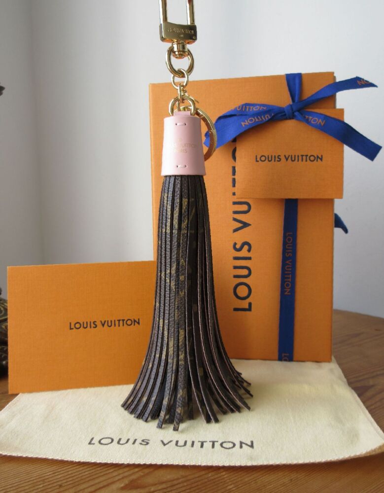 Louis Vuitton Tassle Bag Charm Tassle in Monogram Pink
