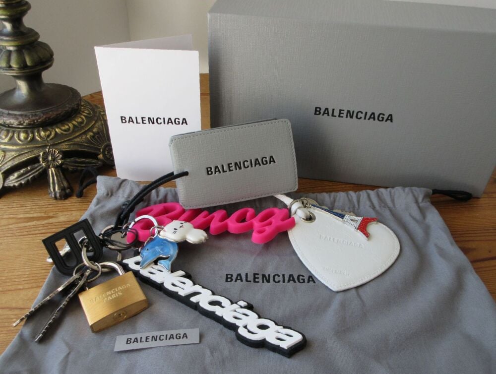 Balenciaga Turner Bag Charm Key Chain Multicoloured New