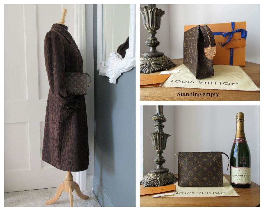 Louis Vuitton Toiletry Pouch Poche Toilette 19 in Monogram Canvas