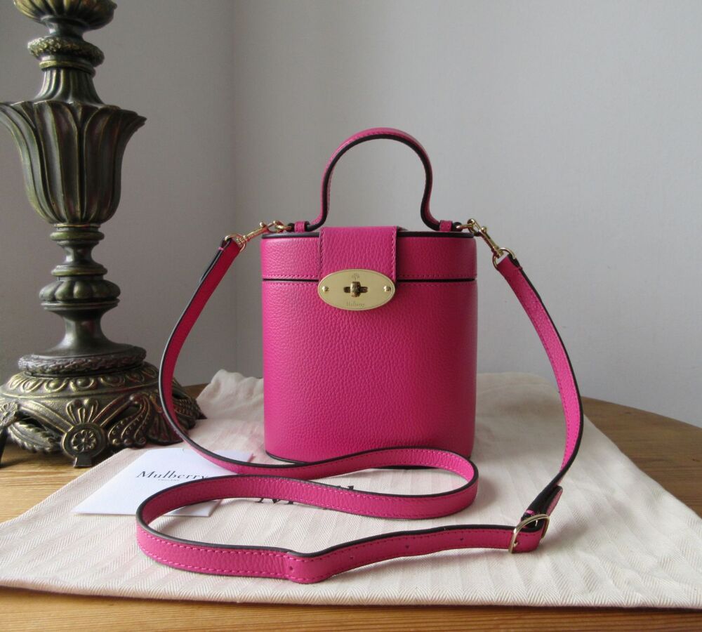 Mulberry Vanity Case in Mulberry Pink Small Classic Grain Leather