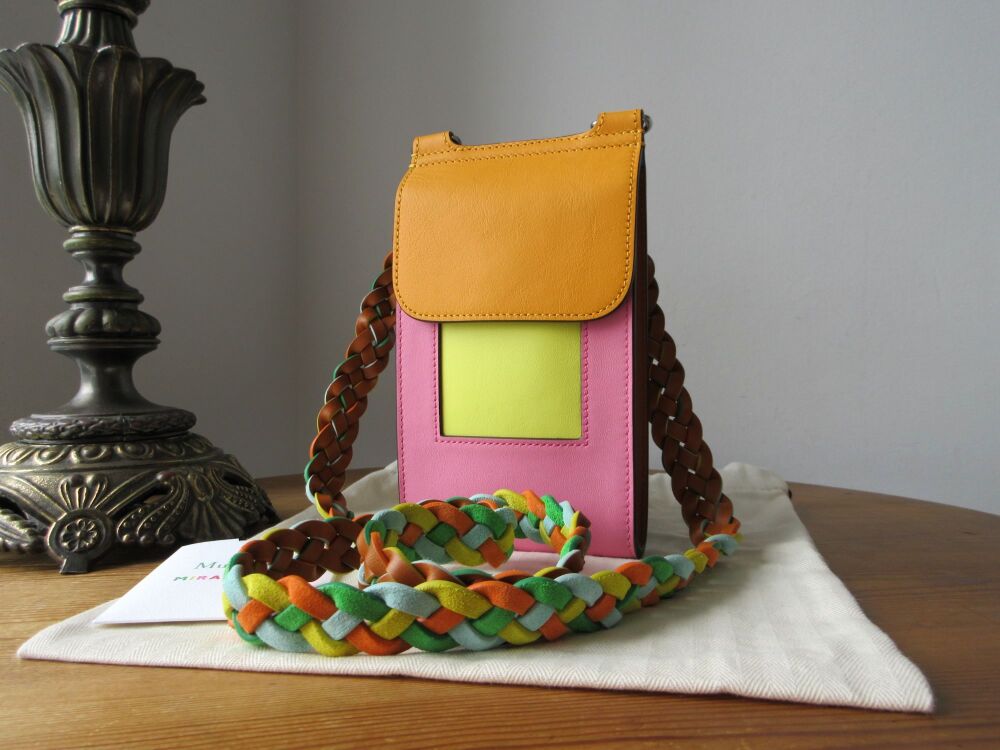 Mulberry x Mira Mikati Mini Antony in Multicolour Smooth Calf