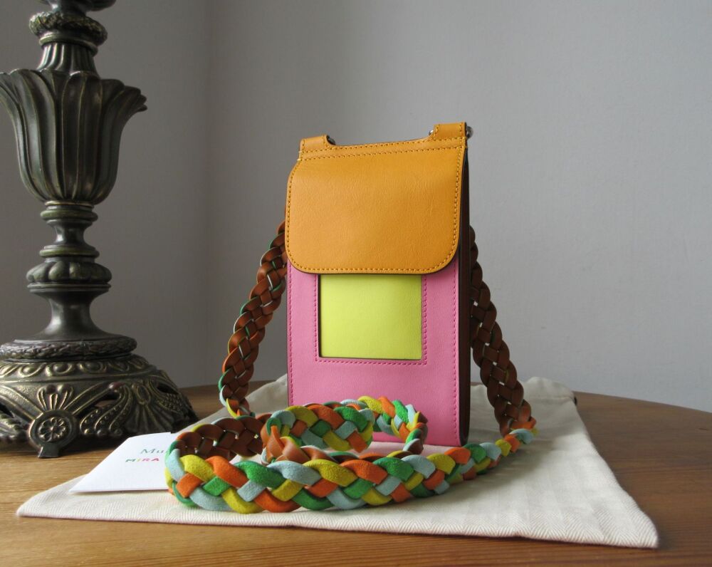Mulberry x Mira Mikati Mini Antony in Multicolour Smooth Flat Leather