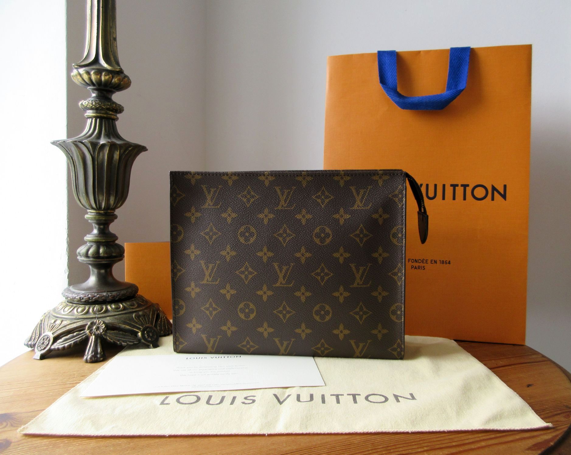 Louis Vuitton Poche Toilette NM Toiletry Bag in Monogram Noir