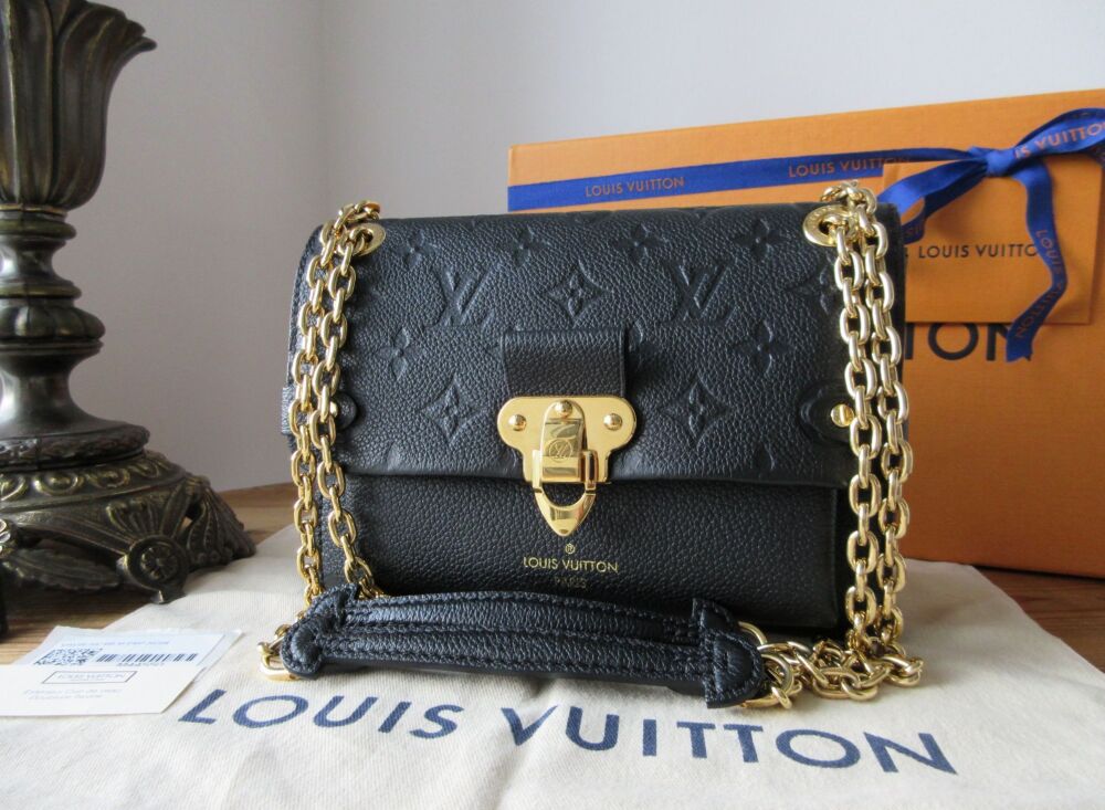 Louis Vuitton Vavin BB Chain Shoulder Bag in Empreinte Noir