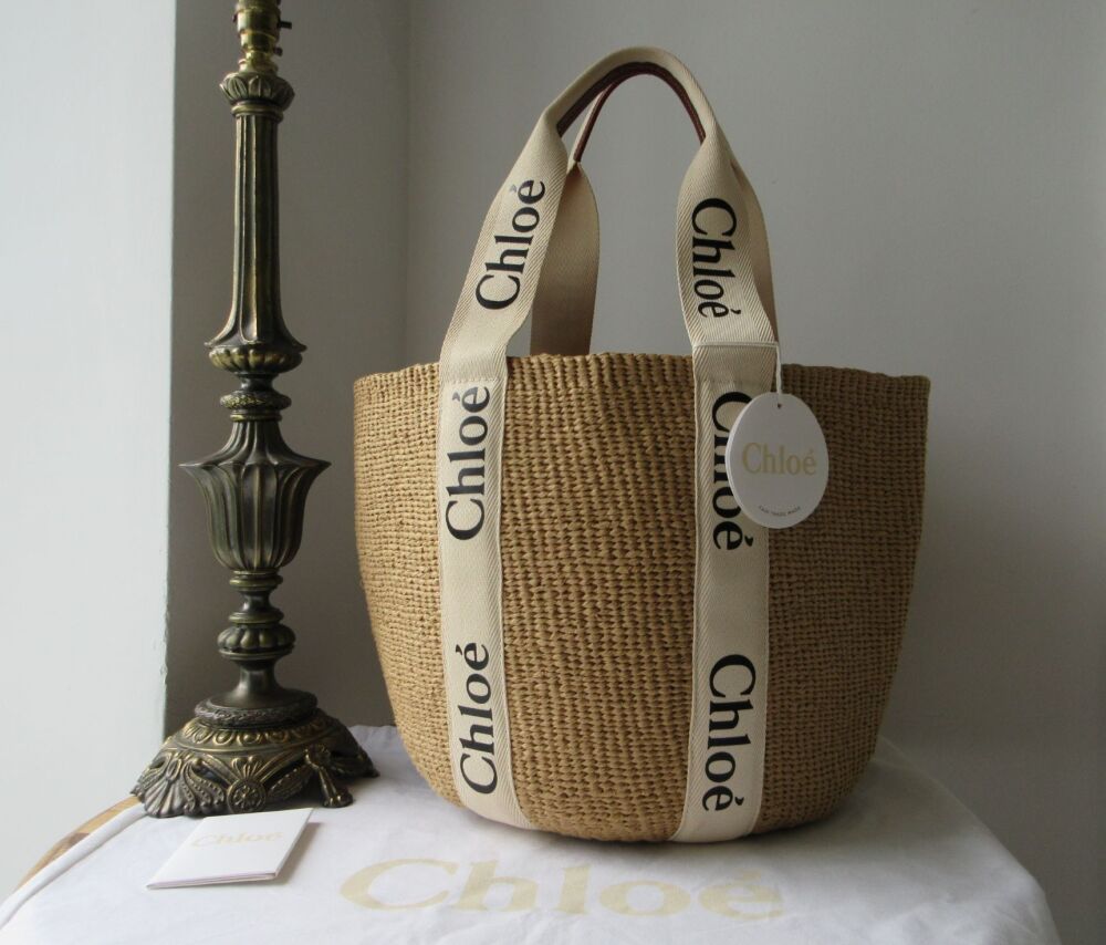 Chloe X Mifuko Large Woody Bucket Basket Bag New