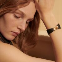 Herm&Atilde;&uml;s Kelly Double Tour Leather Wrap Bracelet