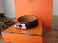 Herm&Atilde;&uml;s Kelly Double Tour Leather Wrap Bracelet