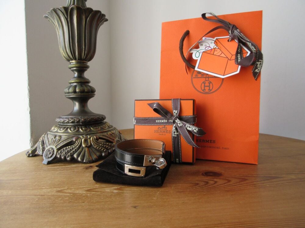 Hermès Kelly Double Tour Leather Wrap Bracelet