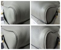 Prada Soft Double Bag in Marmo Grey Vitello Daino New