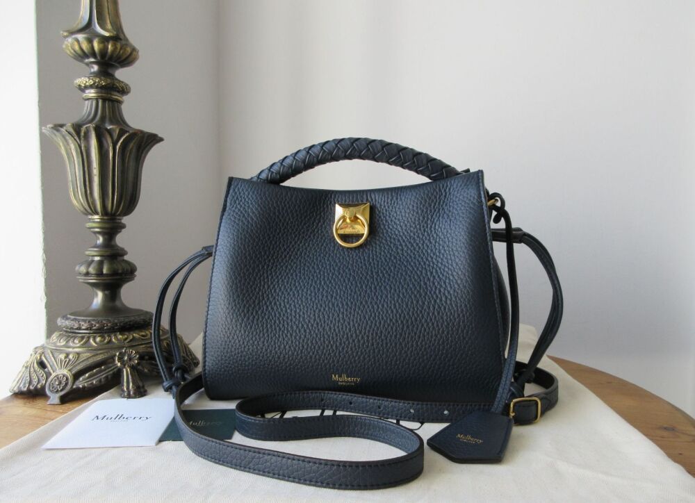 Mulberry Small Iris in Night Sky Heavy Grain & Silky Calf